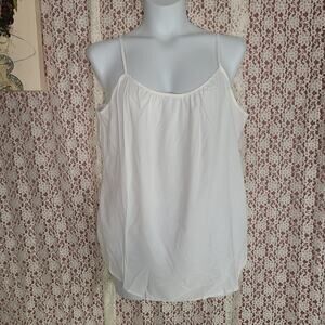NWT Faded Glory white tank top size xl